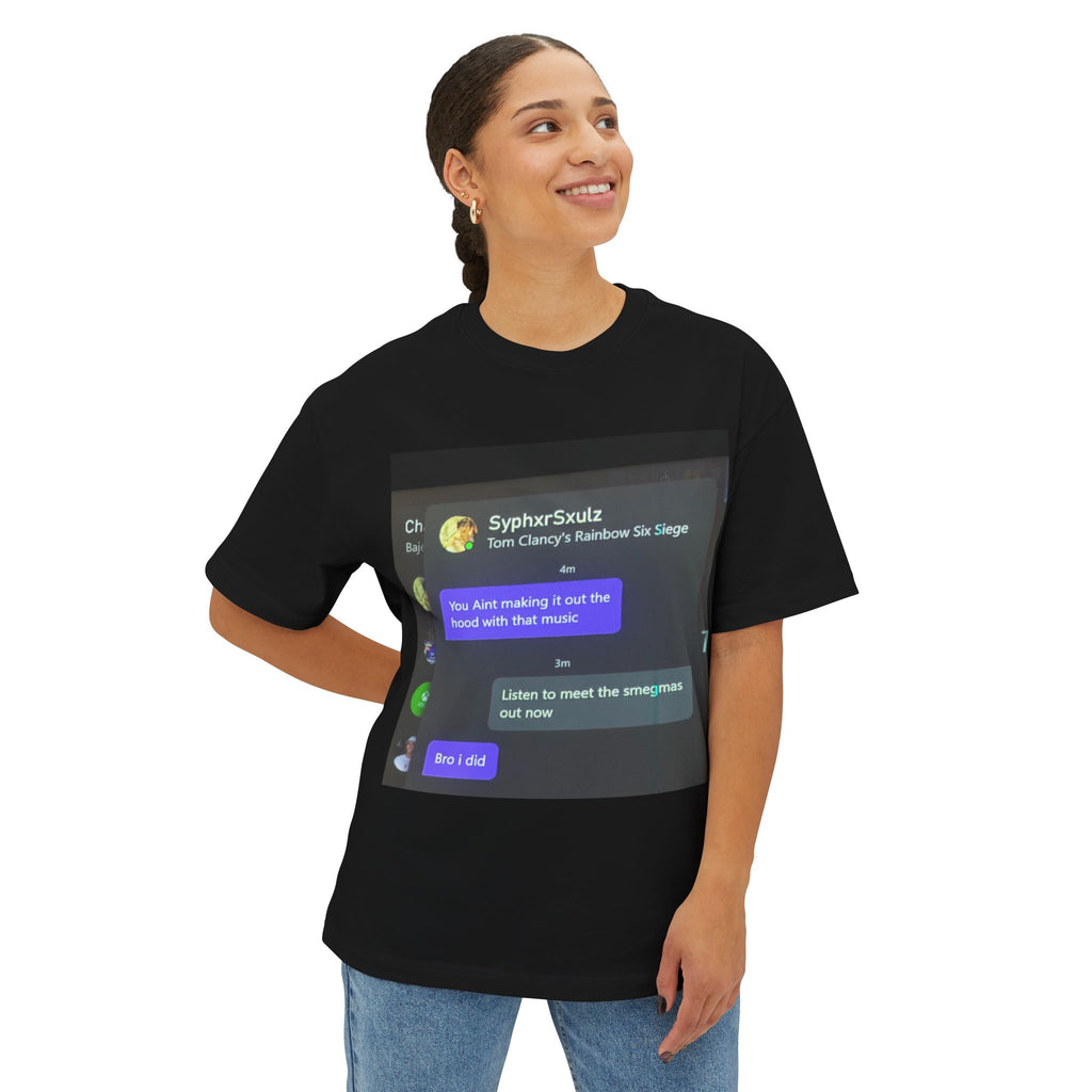 Meet the Smegmas Oversized Boxy Tee