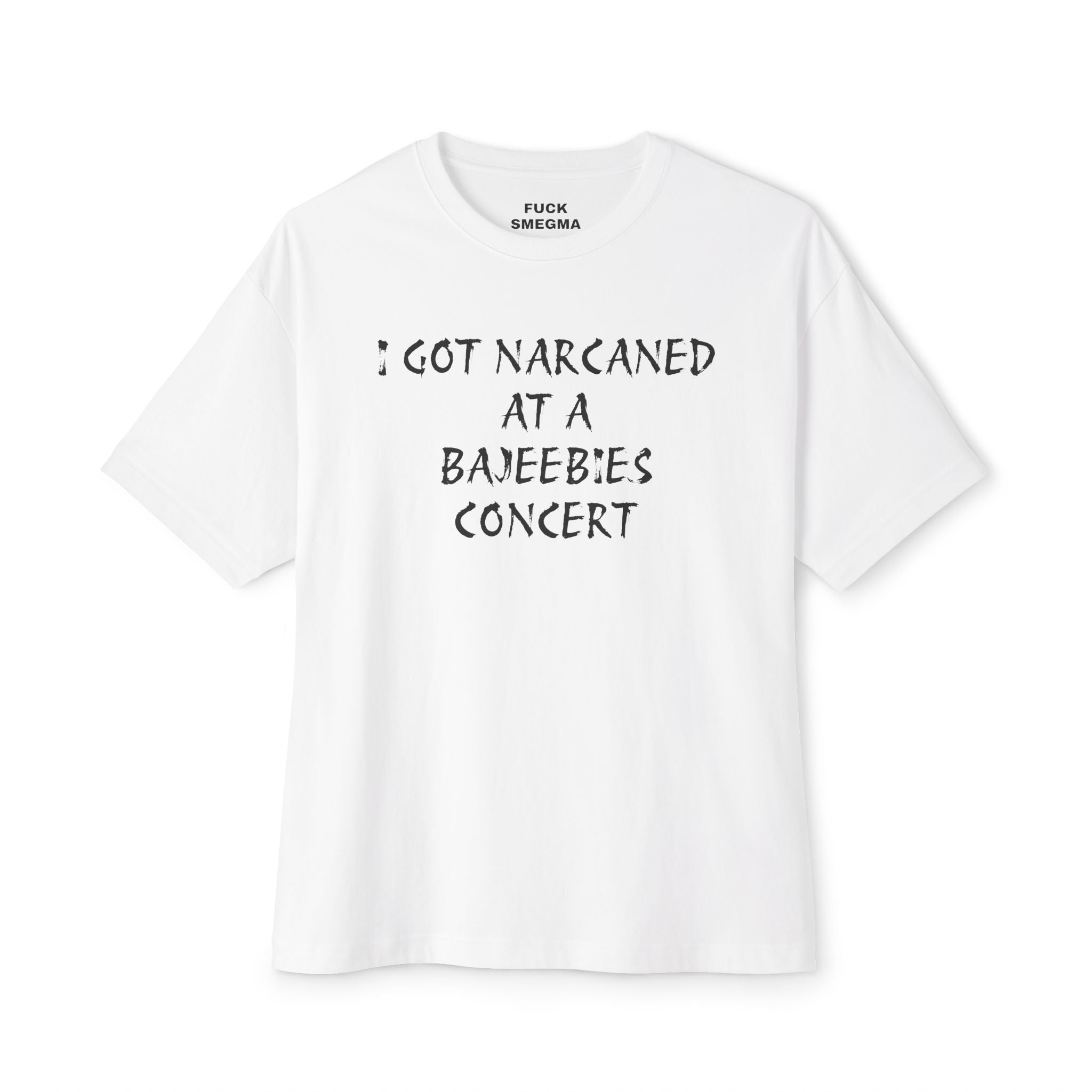 Bajeebies Narcan Alt Font Oversized Boxy Tee