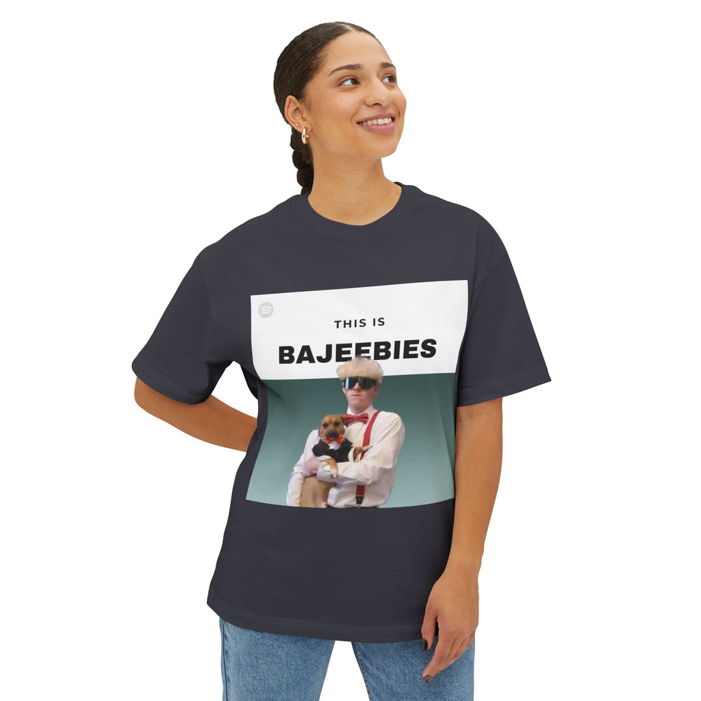 This is Bajeebies Oversized Boxy Tee
