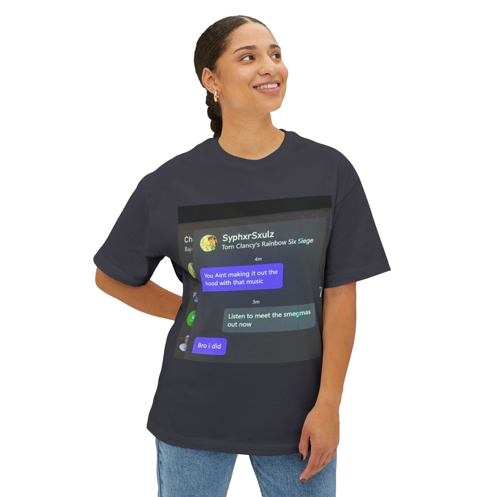 Meet the Smegmas Oversized Boxy Tee