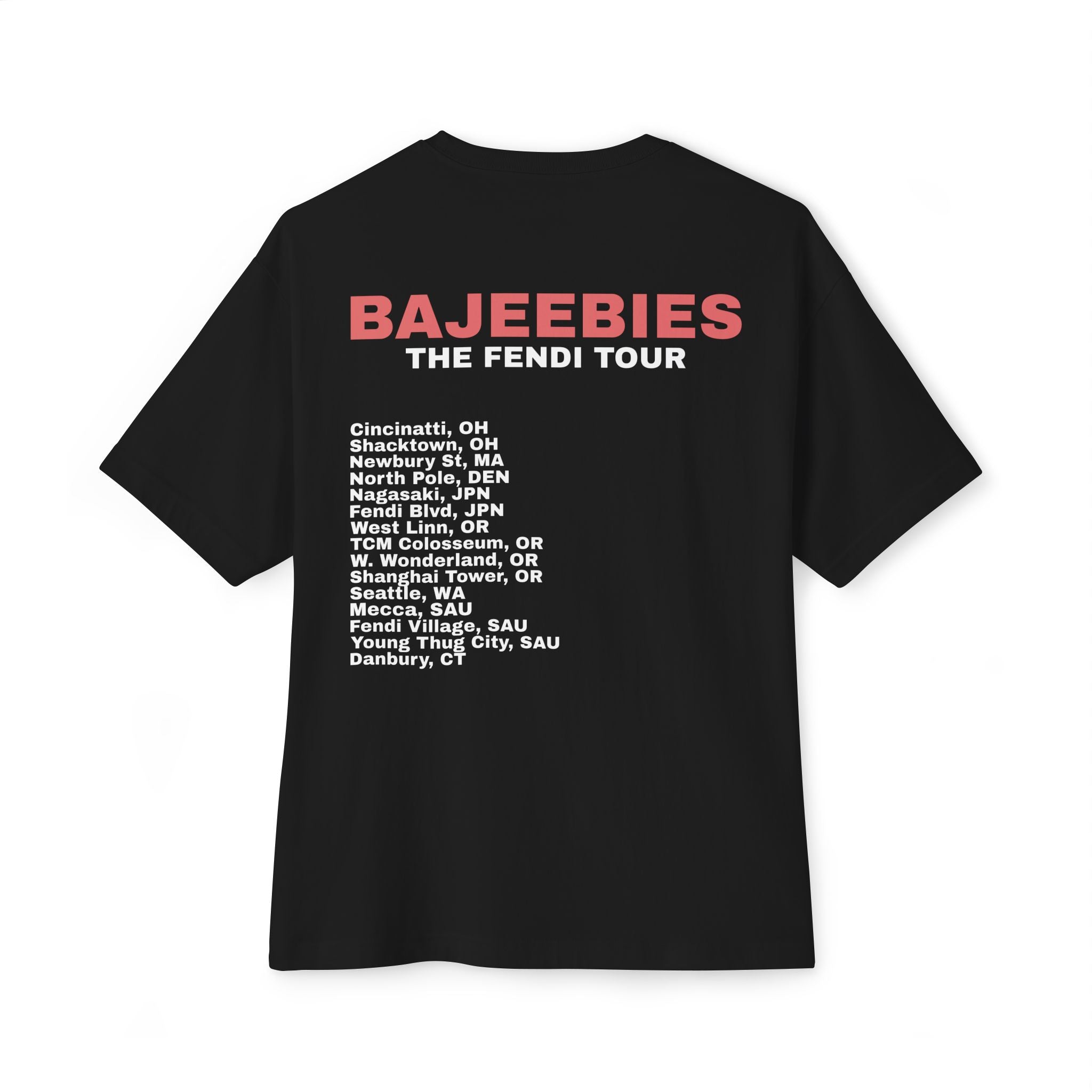 Bajeebies Narcan Alt Font Oversized Boxy Tee
