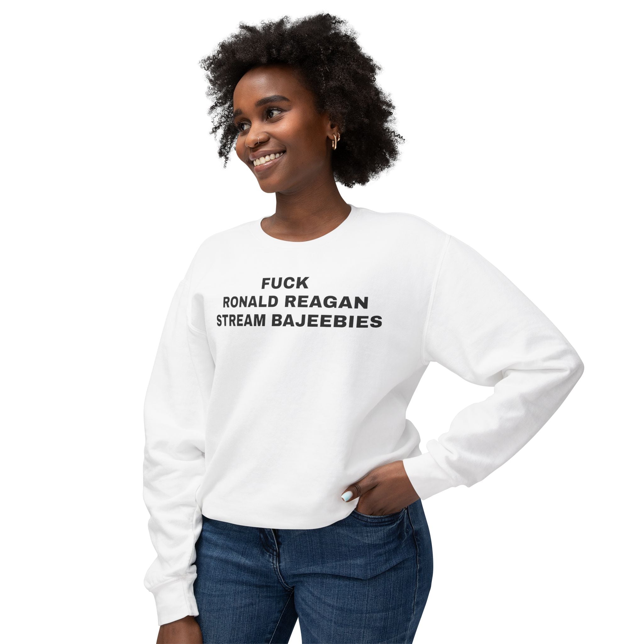 Fuck Ronald Reagan Crewneck Sweatshirt