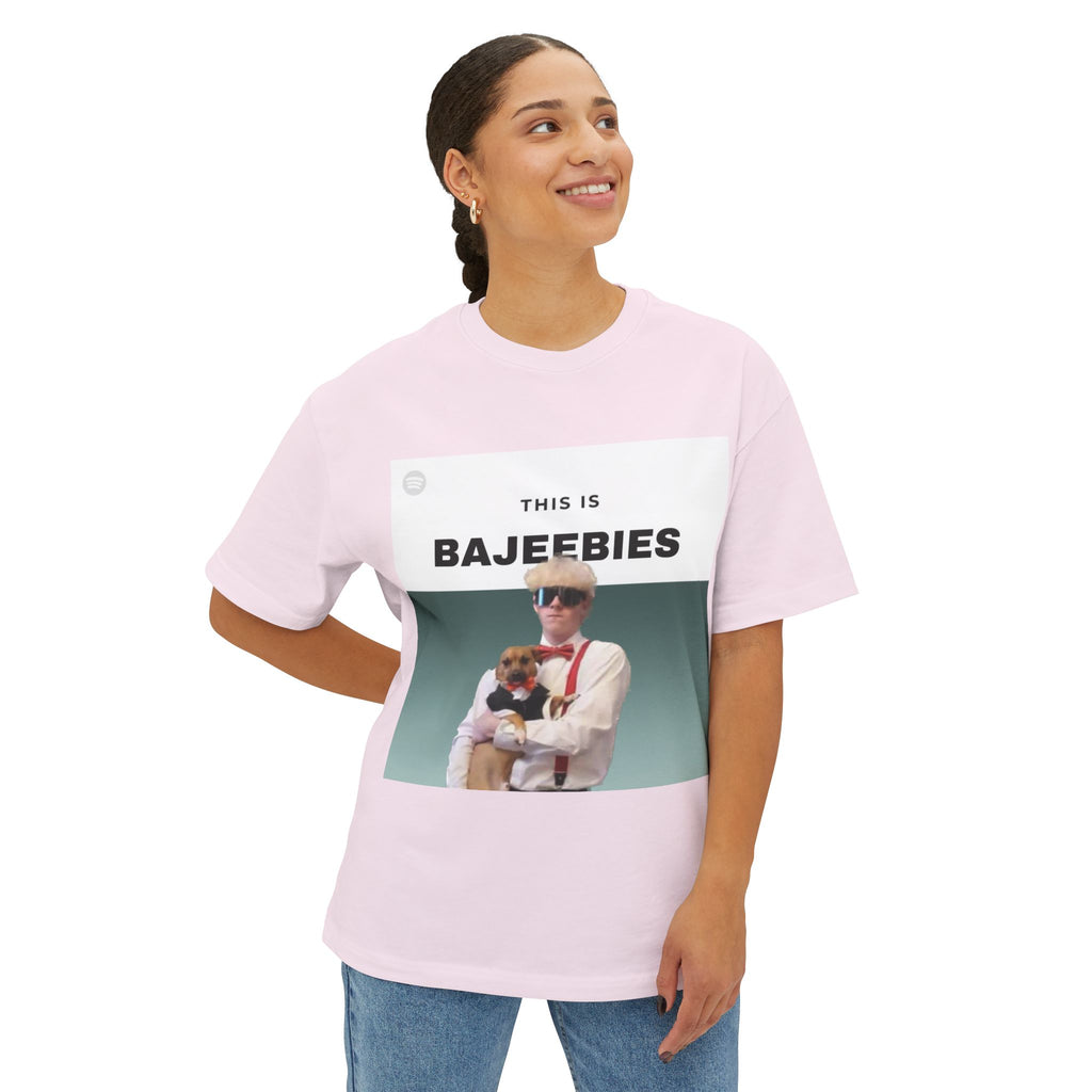 This is Bajeebies Oversized Boxy Tee