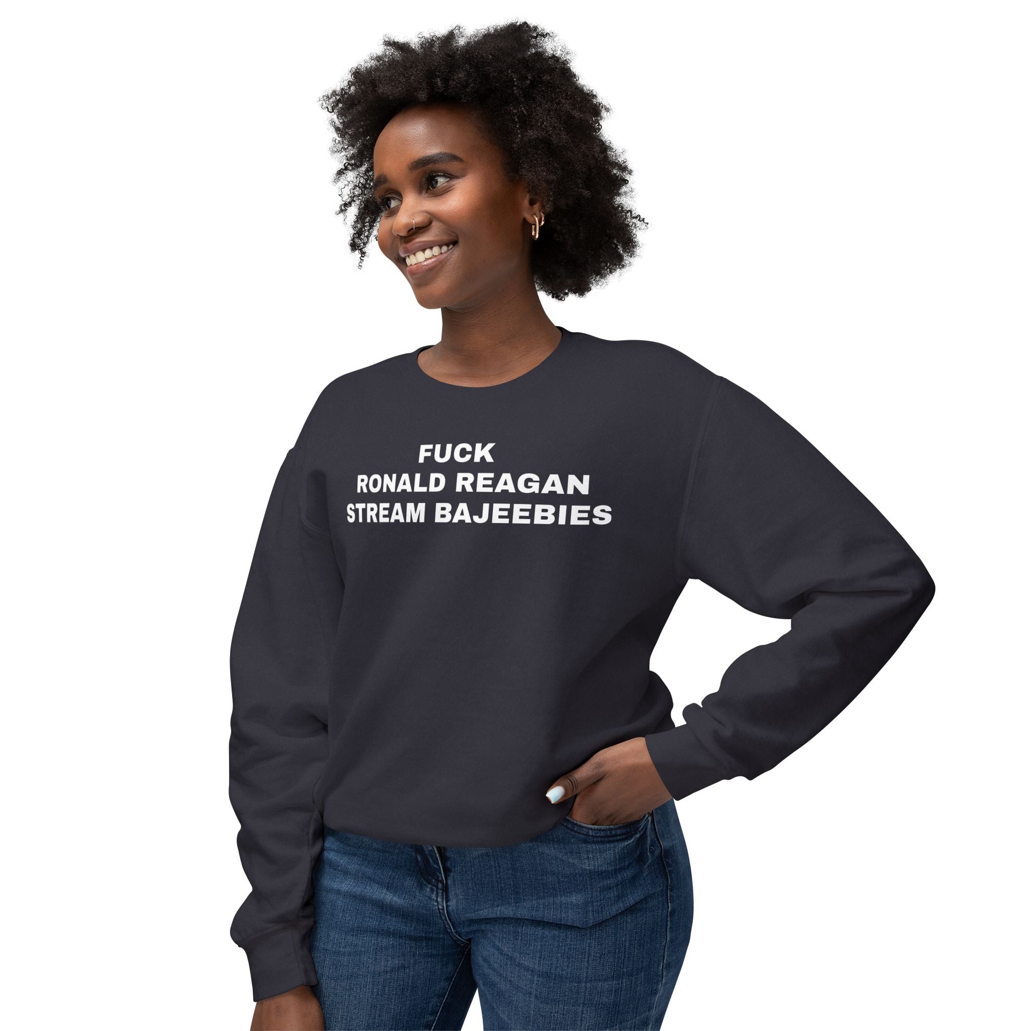 Fuck Ronald Reagan Crewneck Sweatshirt