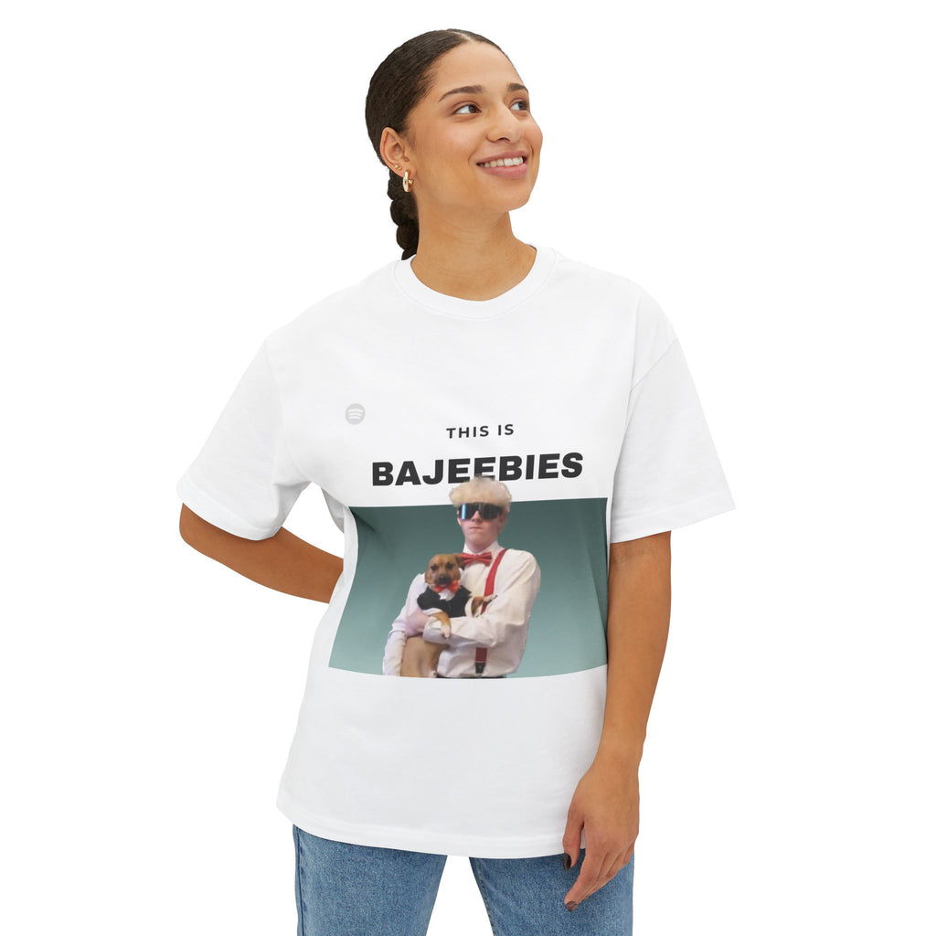 This is Bajeebies Oversized Boxy Tee
