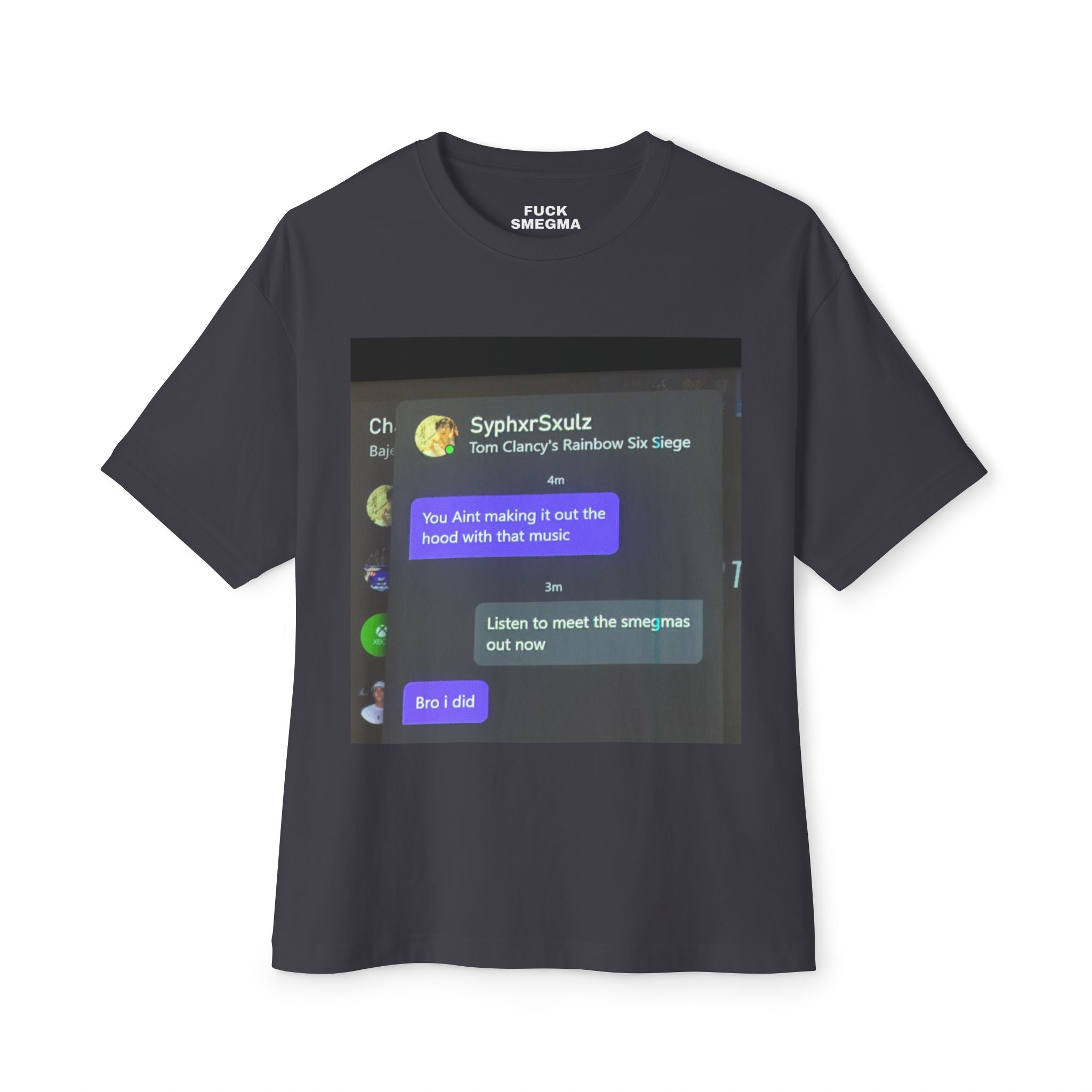 Meet the Smegmas Oversized Boxy Tee
