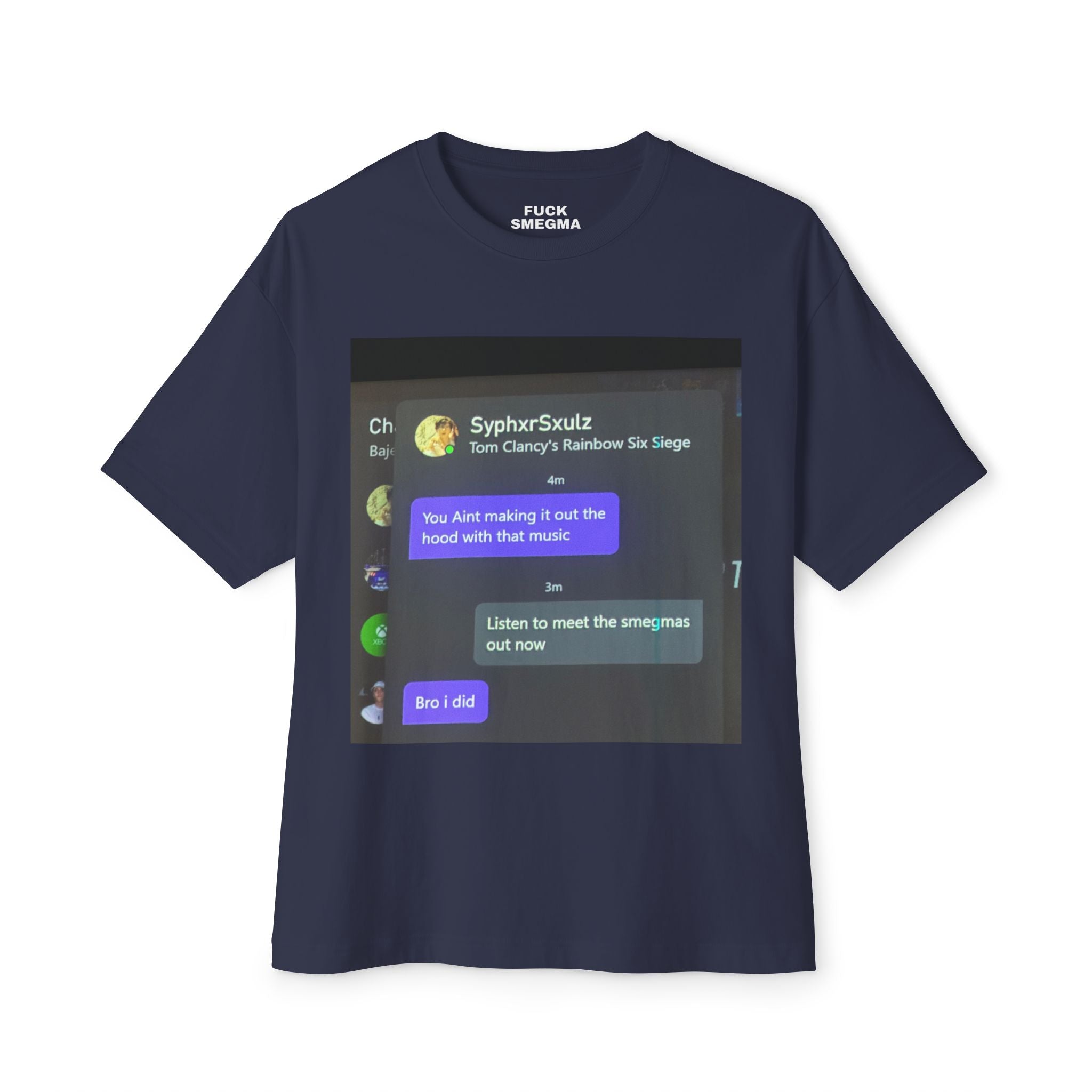 Meet the Smegmas Oversized Boxy Tee