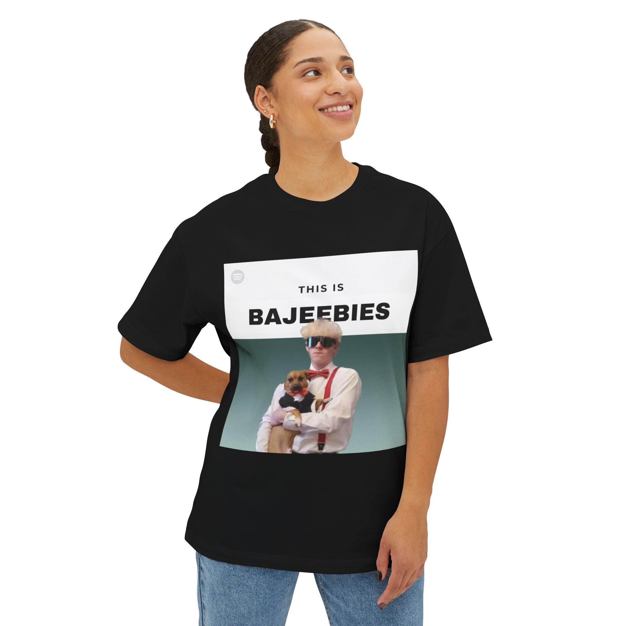 This is Bajeebies Oversized Boxy Tee