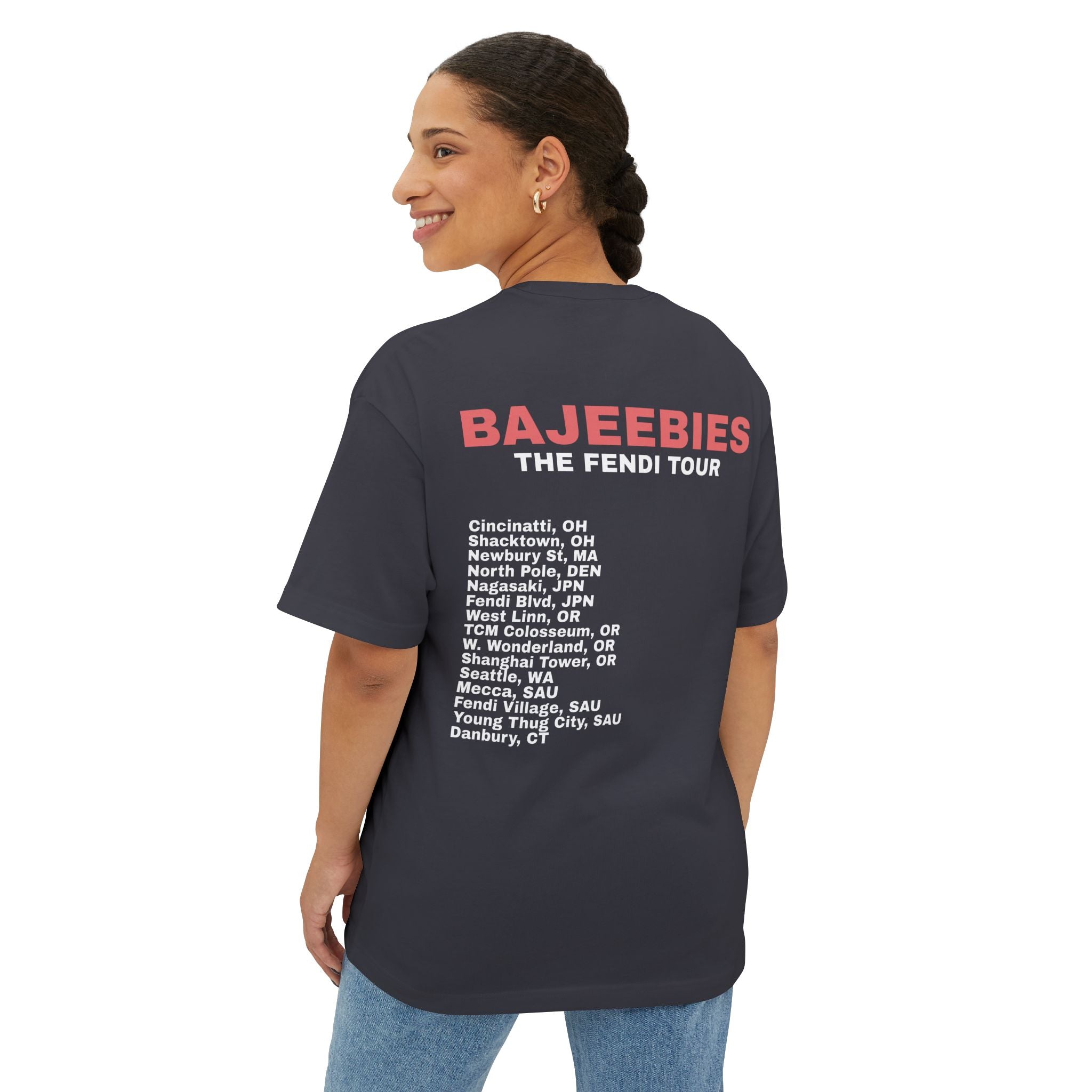 Bajeebies Narcan Alt Font Oversized Boxy Tee