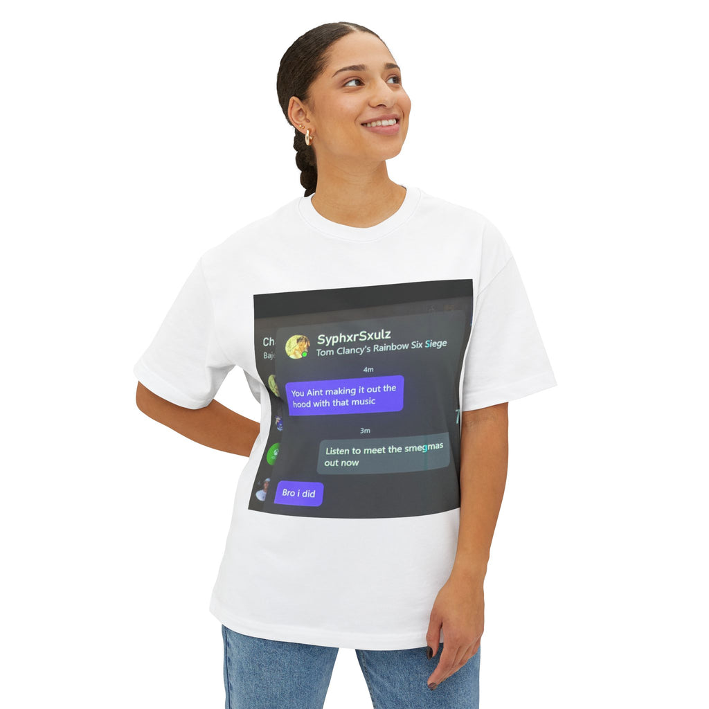 Meet the Smegmas Oversized Boxy Tee